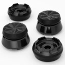 【送料無料】PlayVital Thumbs Pro HURRICANE ps5コントローラーに対応用サムスティックエクステンダー、ps5コントローラーに対応用ジョイスティックキャップグリップ-2 つのハイレイズ&2つのミッドレイズドーム 凹面【ブラック】