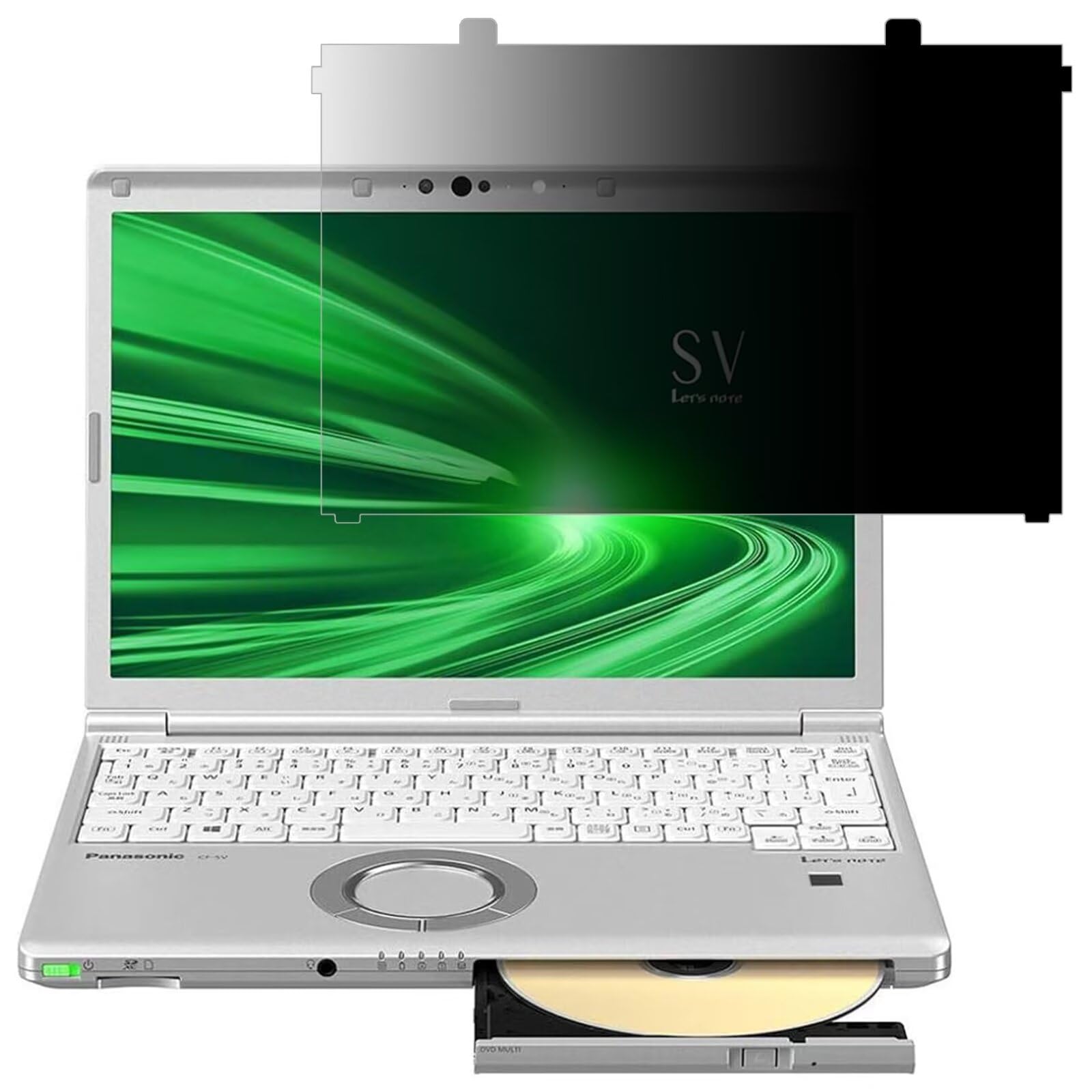 【送料無料】GFCFILM パナソニック レッツノート CF-SV/CF-SZ (個人・法人向け) 対応 覗き見防止フィルム Let's note CF-SV1、SV9、SV8、SV7、CF-SZ6 プライバシーフィルター はめ込み型 ブルーライトカット 反射防止 ノートブック のぞき見防止 画面保護
