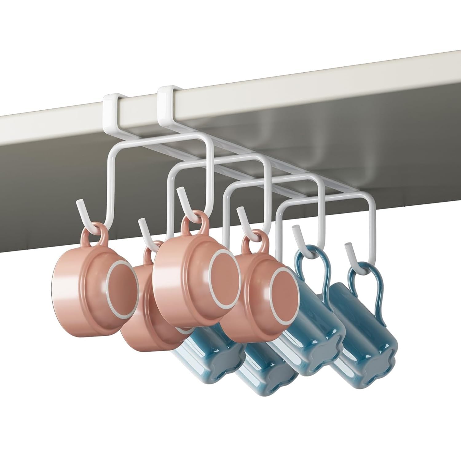 【送料無料】siawadeky カップホルダー 差し込み式 吊り下げラック 多機能 グラスハンガー 鉄製 ハンギ..