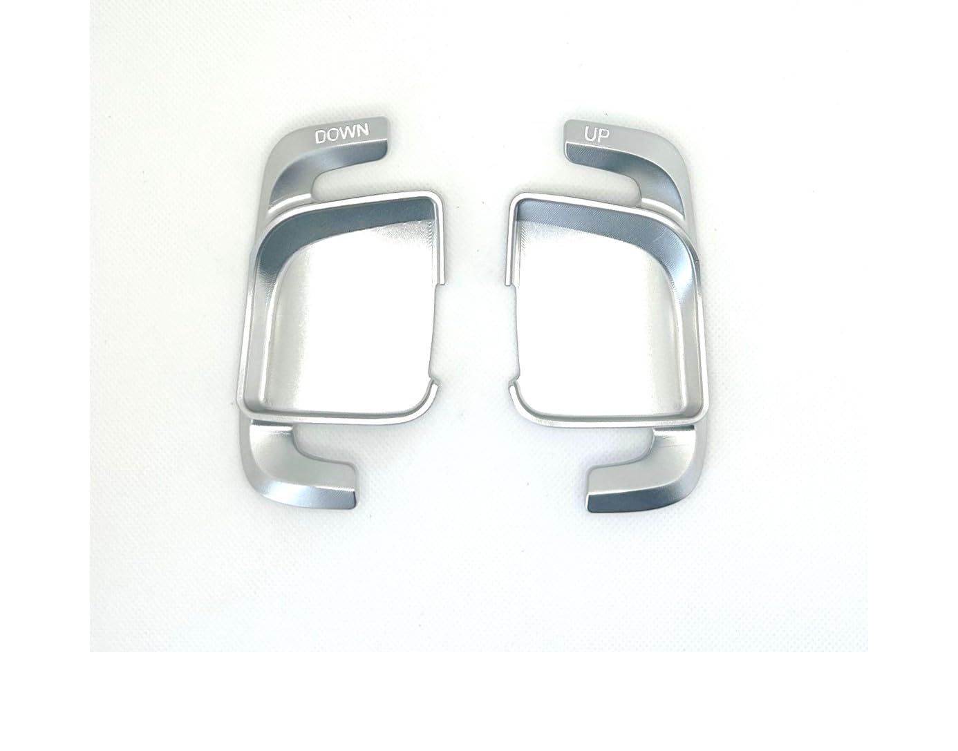 【送料無料】EVOGEAR 社外品 ベンツ 専用 パドルシフトカバー アルミ (C 赤) W213 E300L E350L E63S 2020 2021 ステアリング パドル シフト エクステンション アクセサリー カスタム パーツ (銀)