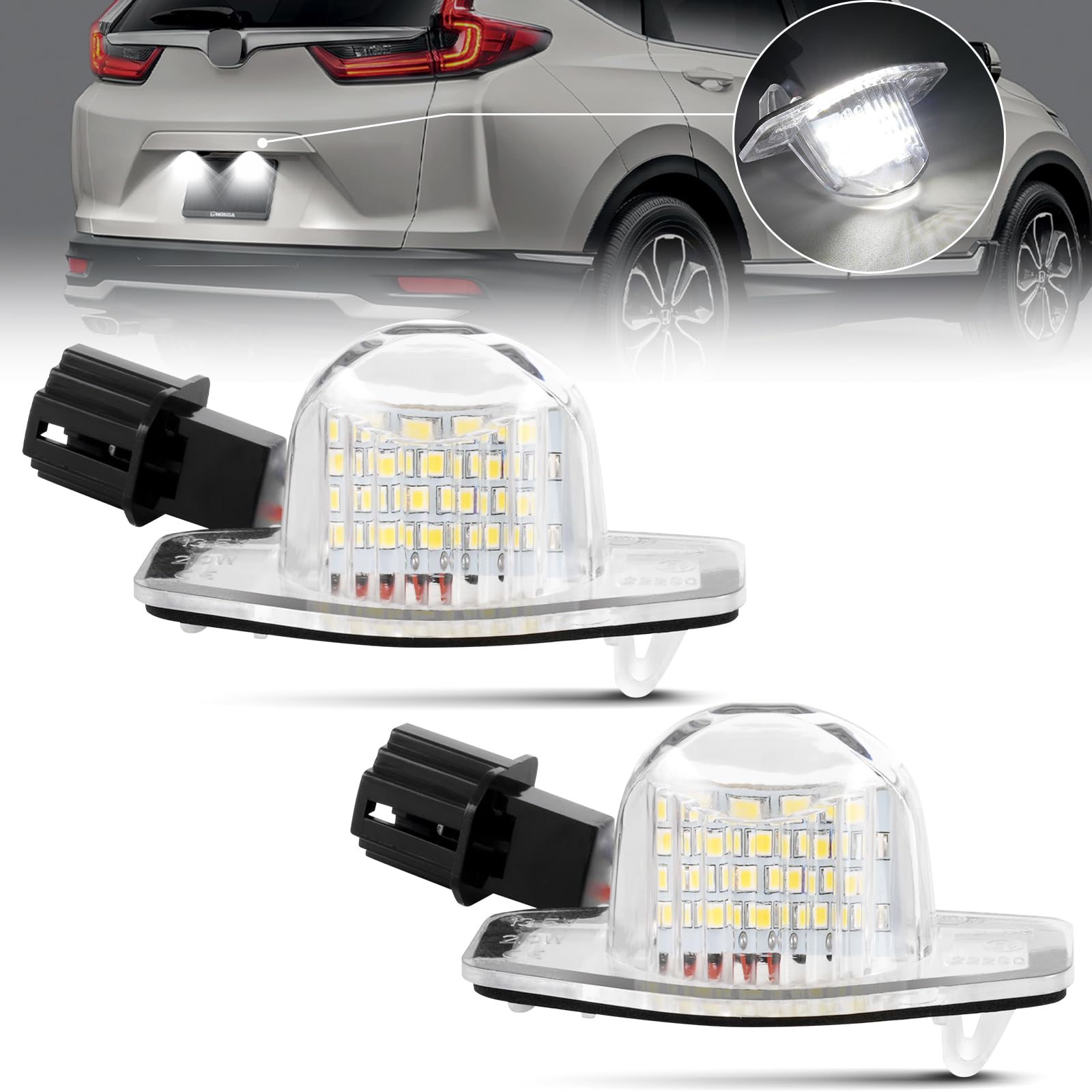 【送料無料】NEIFILES nボックス ナンバー灯 LED nbox jf1 jf2 プラス n-one JG1 JG2 JH1 JH2 エヌボックスカスタム フィット ステップワゴン HR-V CR-V オデッセイ RB1 RB2 RB3 RB4 エリシオン エディックス オルティア ストリーム キャパ ホンダ適用 フィット ライセン