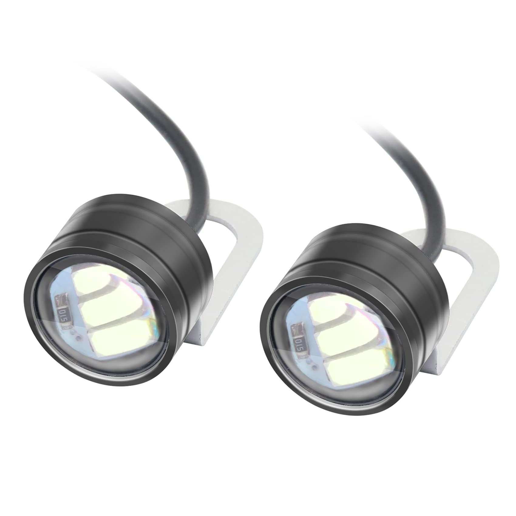 【送料無料】Aoling イーグルアイ、大玉 LED 20MM、スポットライト 車、12V デイライト 車 LED牛目 イ..