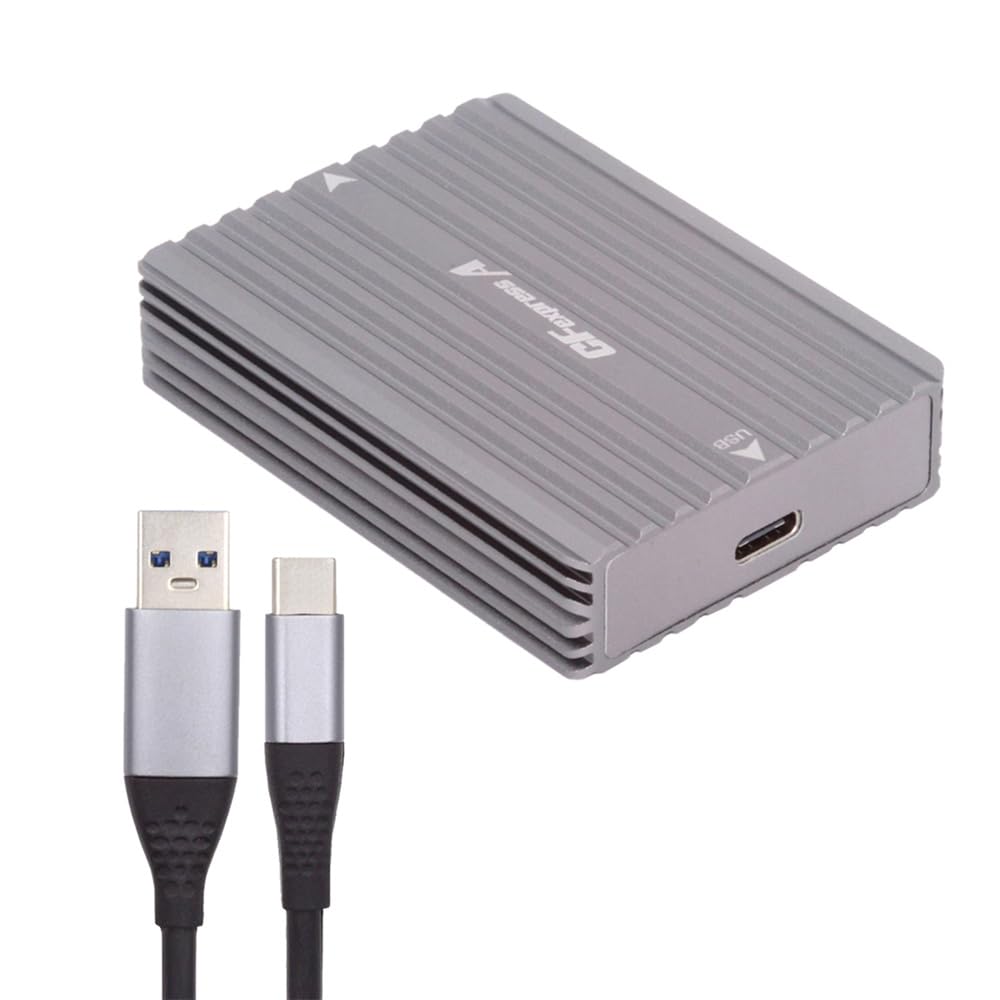 【送料無料】NFHK USB3.1 Type-C USB3.0 Type-A to CF Express 拡張カードリーダー CFE Type-A & Type-B CFA R5 Z6 Z7 CFB メモリーカード。