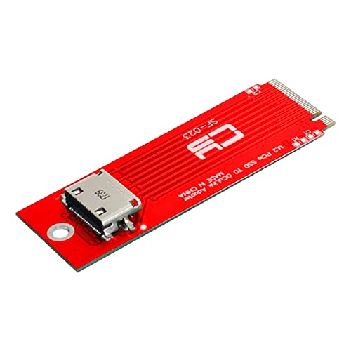 【送料無料】NFHK PCI-E 3.0 M.2 M-SFF-8612 SFF-8611 SFF-8611 PCIe NVME SSDのためのホストアダプタ