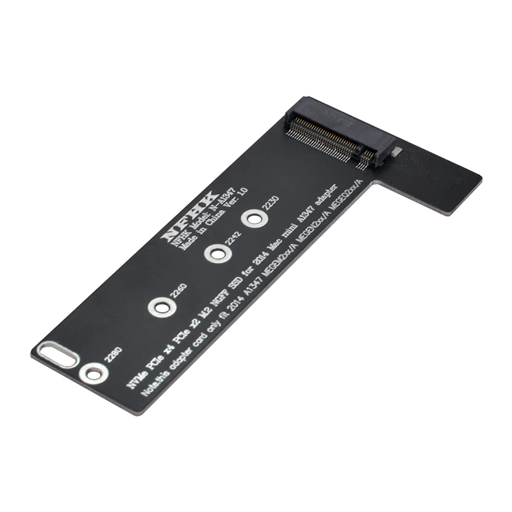 【送料無料】NFHK M.2 NGFF M-Key NVME SSD コンバーターカード 2014 Mac A1347 MEGEN2 MEGEM2 MEGEQ2 Mini用