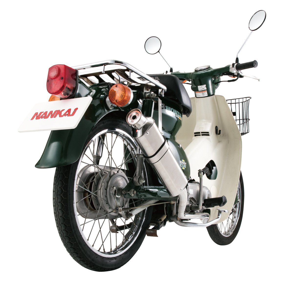 【送料無料】南海部品(NANKAI)ナンカイパワーコンプマフラー タイプ2 カブ/リトルカブ用 CM-02