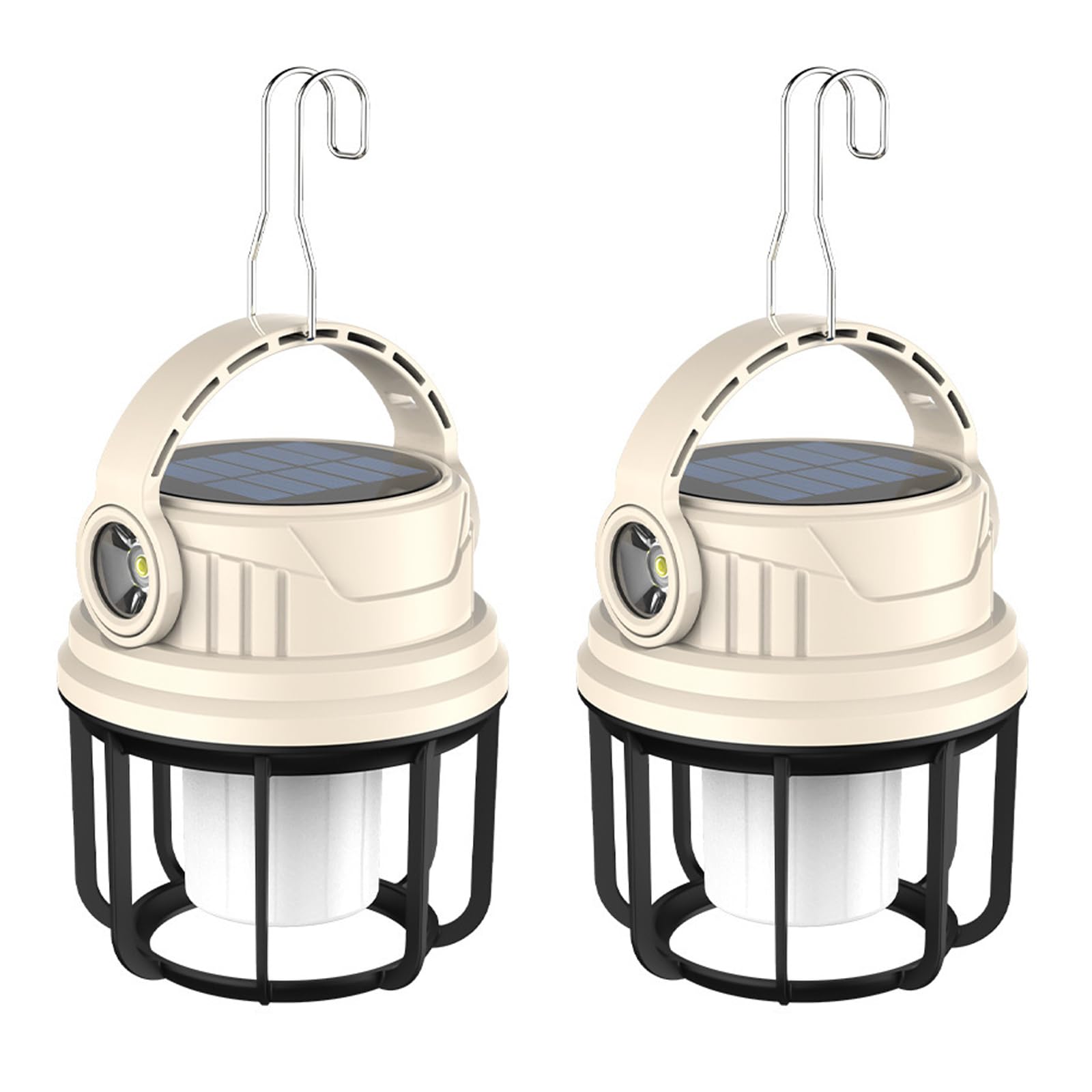 【送料無料】SEKIDAR led 充電式 ランタン キャンプ ランタン 2個入り 小型軽量 LEDランタン 防水防塵 高輝度 3段階調光 暖色 おしゃれ 持ち運び便利 夜釣り 登山 防災グッズ 停電 緊急用ライト 非常用照明 ベージュCH086