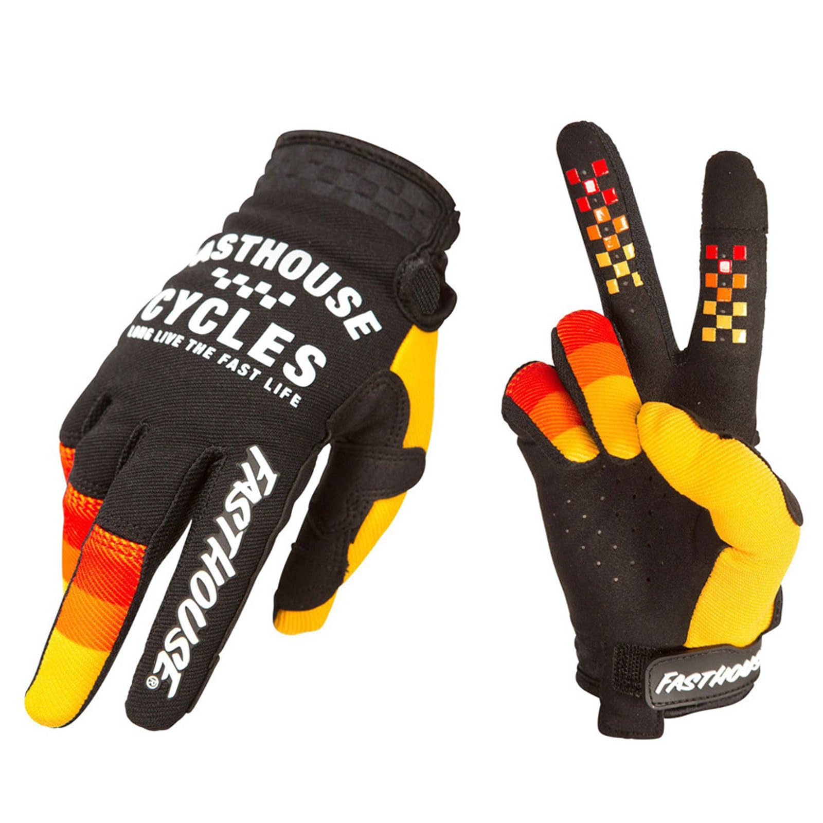 【送料無料】SEKIDAR サイクリング グローブ 手袋 自転車 グローブ 夏 サイクルグローブ ロードバイク 手袋 ランニング グローブ 衝撃吸収 多色選択可能ウエア メンズ レディース オレンジ L