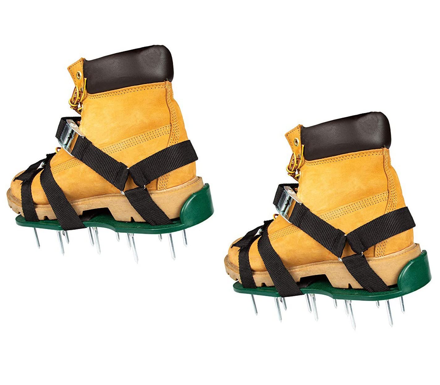 【送料無料】siawadeky ガーデンシューズ 1組入 足取り付け 履くタイプ 芝生スパイク ガーデンスパイク ガーデンスパイク 金属爪 セフティー 芝生穴あけ用 園芸 農業用 庭の草 芝生通風