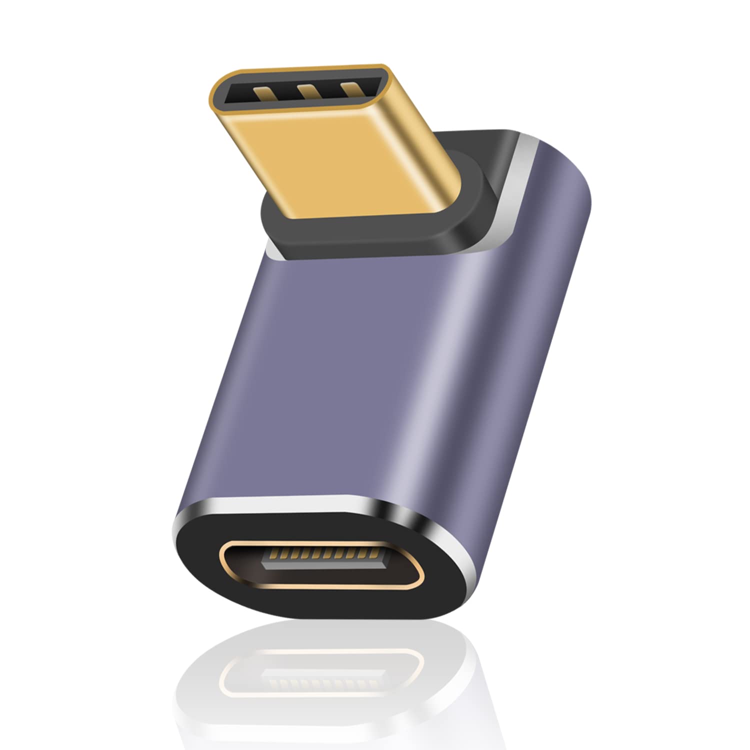 【送料無料】Duttek USB Type C L字 アダプタ, 40Gbps USB Type C 変換アダプタ, L型USB C 変換アダプ..