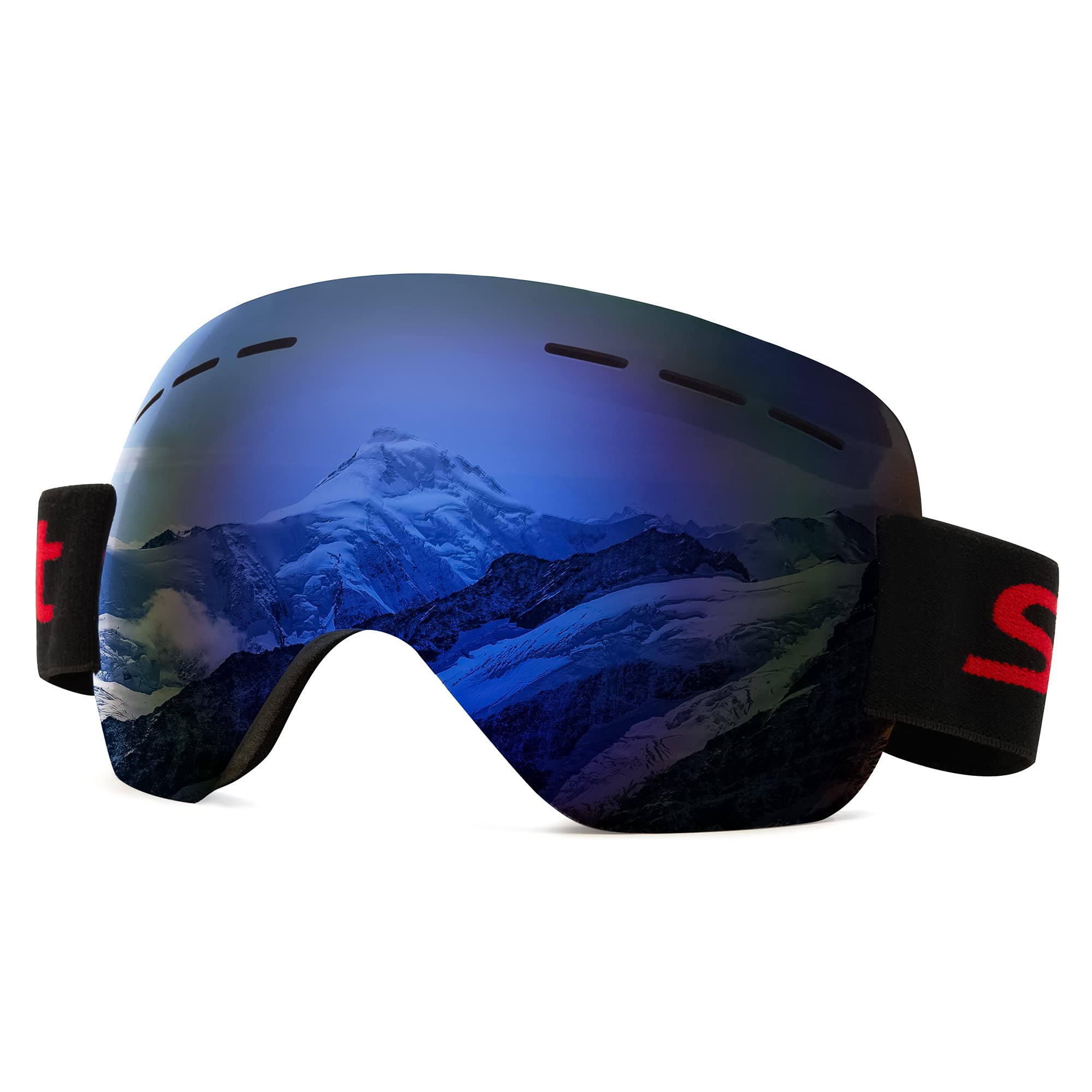 【送料無料】[Cyxus] シクサズ スキーゴーグル フレームなし 超180°広い視界 UVカット 3層スポンジ 調..