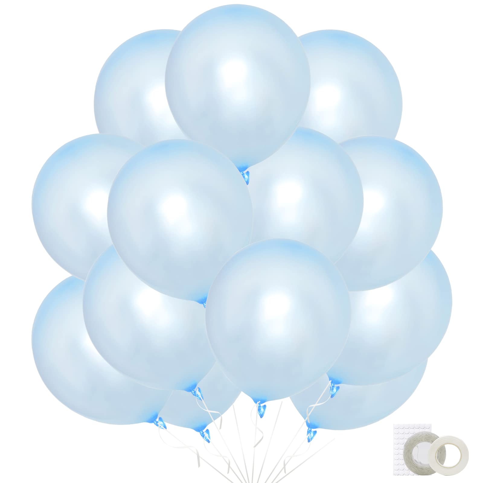 【送料無料】BTZO バルーン ゴム風船 飾り付け 50個入 12インチ 丸風船 ラテックスバルーン ...