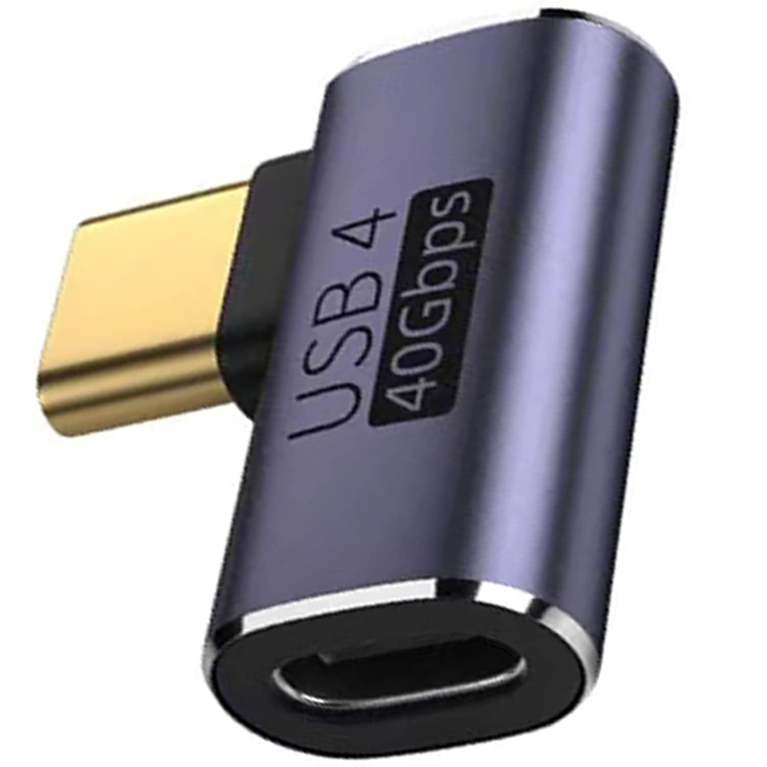 【送料無料】USB Type C 変換 アダプター L型 40Gbps (1個セット, 左 L型)Suptopwxm 90 度オス メスUSB4.0 高速充電 ...