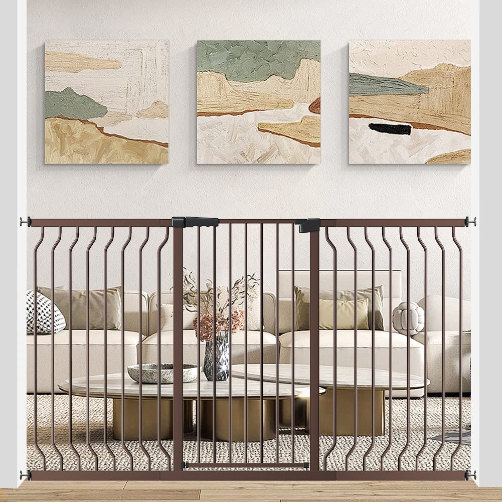 【送料無料】Seogva ベビーゲート ハイタイプ 高さ103cm 拡張フレーム付き 自動ロック 高さ100cm以上つ..