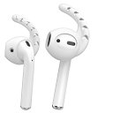 【送料無料】AhaStyle AirPods用イヤーフック イヤーピース ズレ解消 シリコーン製 落ち防止 3ペア入り (白)