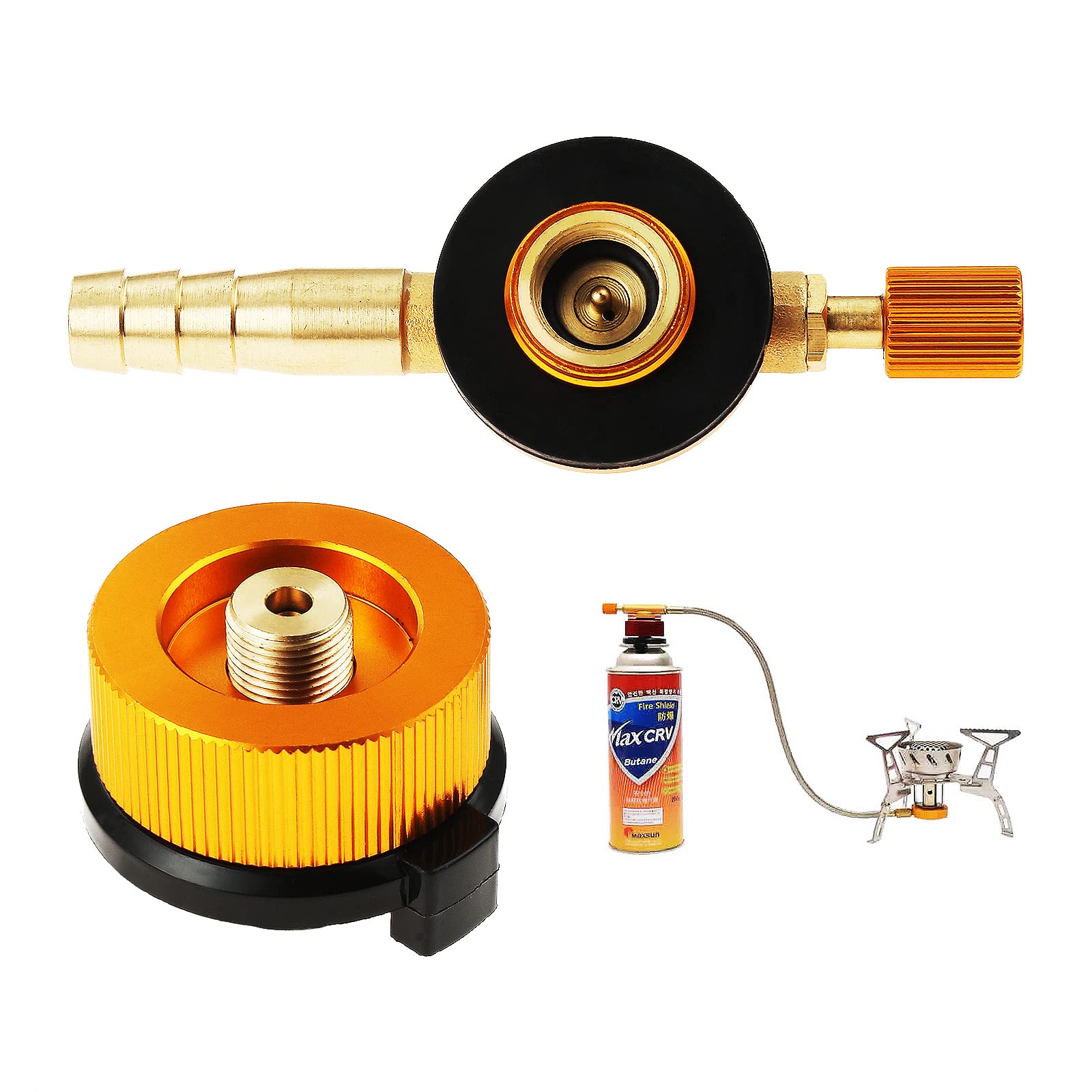 【送料無料】Surieen カセットガス用レギュレーター デュアルコネクション ツインタイプ デュアルコネ..