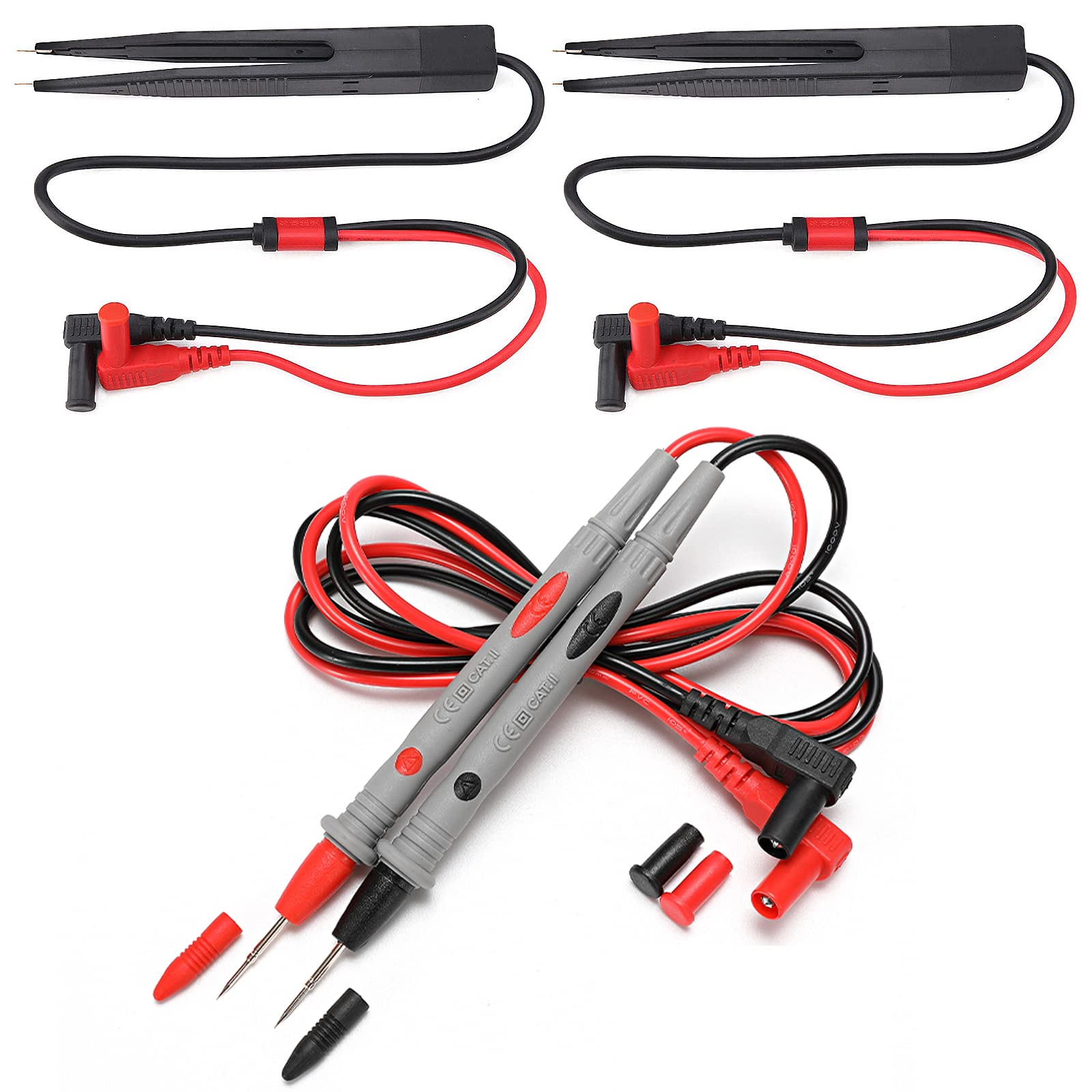 【送料無料】Wolfride テストーリード マルチメーターピンセット usbテスター マルチメーターテスター 測定装置マルチメーター lcrメーター 容量計 ...