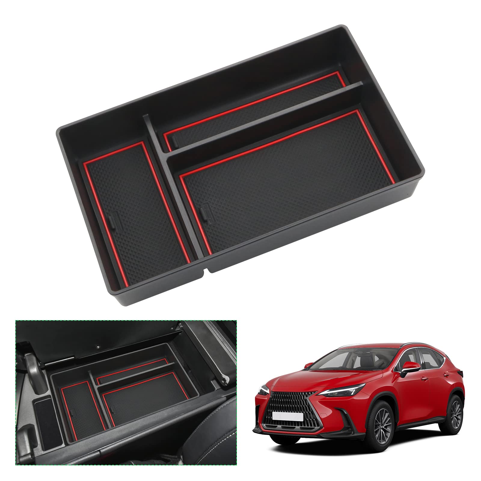 【送料無料】【GAFAT】Lexus レクサス NX 2代目 AZ20型 2021年モデル~現行 専用 車用収納ボックス nx レクサス 20系 収納ボックス 内装パーツ nx 20系 センターコンソールボックス レクサスnx 20系 センターコンソールトレイ NX200 NX250 NX350 NX450h+ 外付コンソールボ