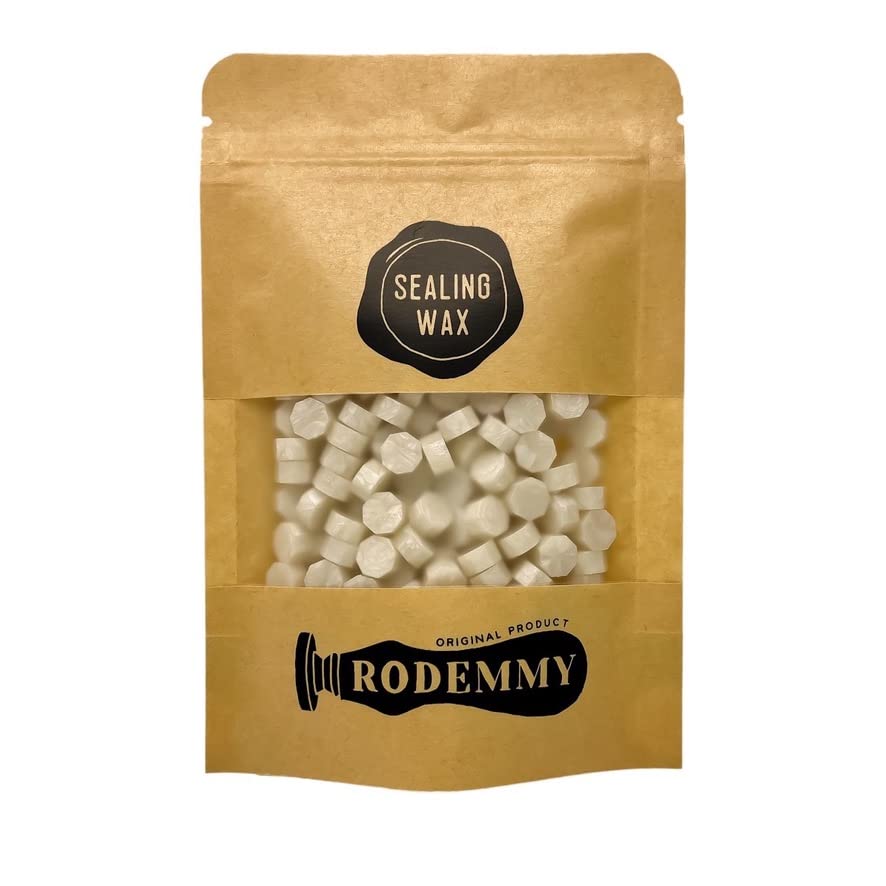 【送料無料】（RODEMMY） シーリングワックス 200粒 (パールホワイト)