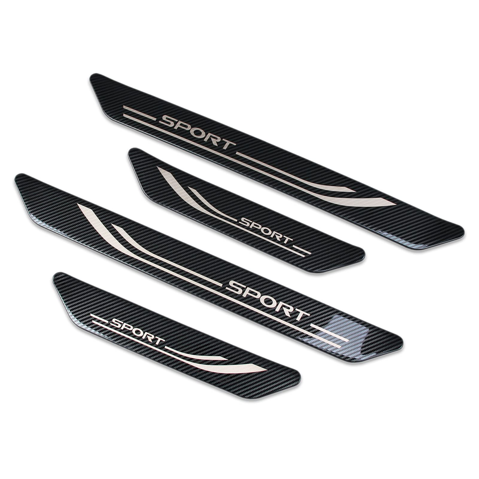 【送料無料】RUIQ レクサス新型 NX250/NX350/NX350h/NX450h+ 20系 専用 内装 ステンレスステップ ガーニッシュ サイドステップガーニッシュ 外側 LEXUS NX 専用設計 (炭素繊維黒色仕様)