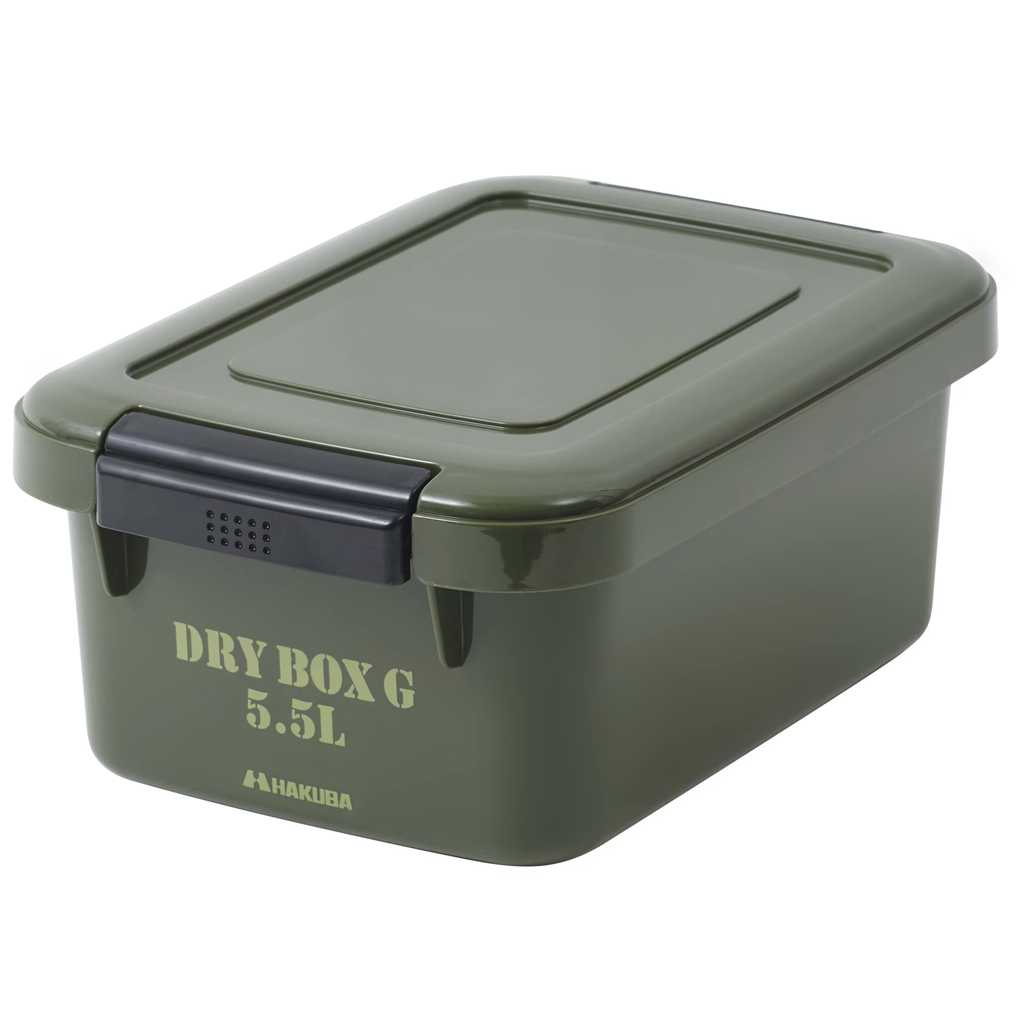 【送料無料】ハクバ HAKUBA 防湿保管ケース ドライボックスG 5.5L グリーン DBG55OVD 33615 カビ対策 湿気対策 スタッキング可能 乾燥剤付属 日本製 防湿庫