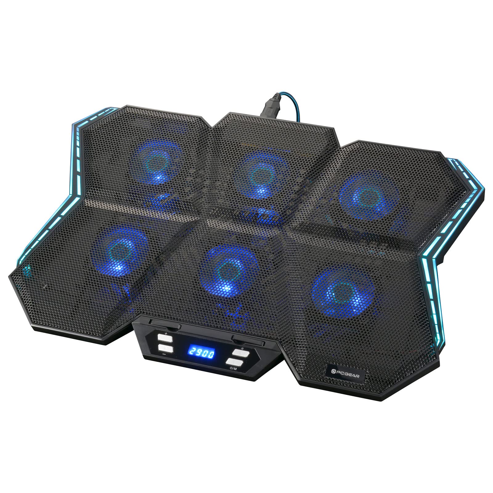 【送料無料】オーム電機 PCGEAR ノートパソコンクーラー 6ファン CPUファン CPUクーラー ノートPCクー..