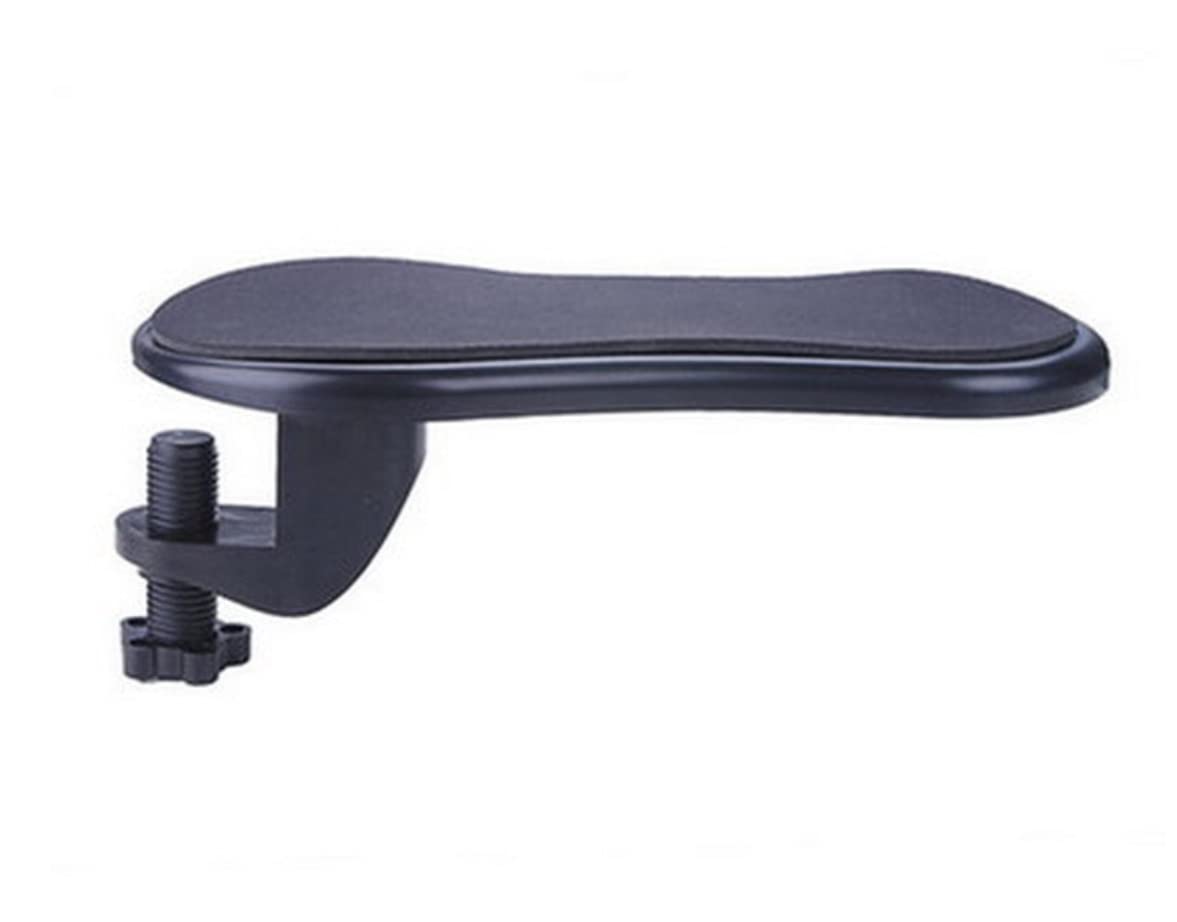 【送料無料】JiangMuXin パソコン アームレスト リストレスト デスク用 肘掛け (ブラック)