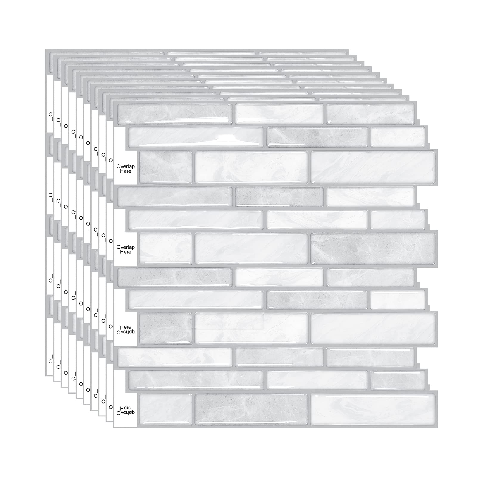 【送料無料】MORCART タイルシール キッチン 耐熱 防水 洗面所 トイレ DIY 家具やアイテムの装飾 タイ..