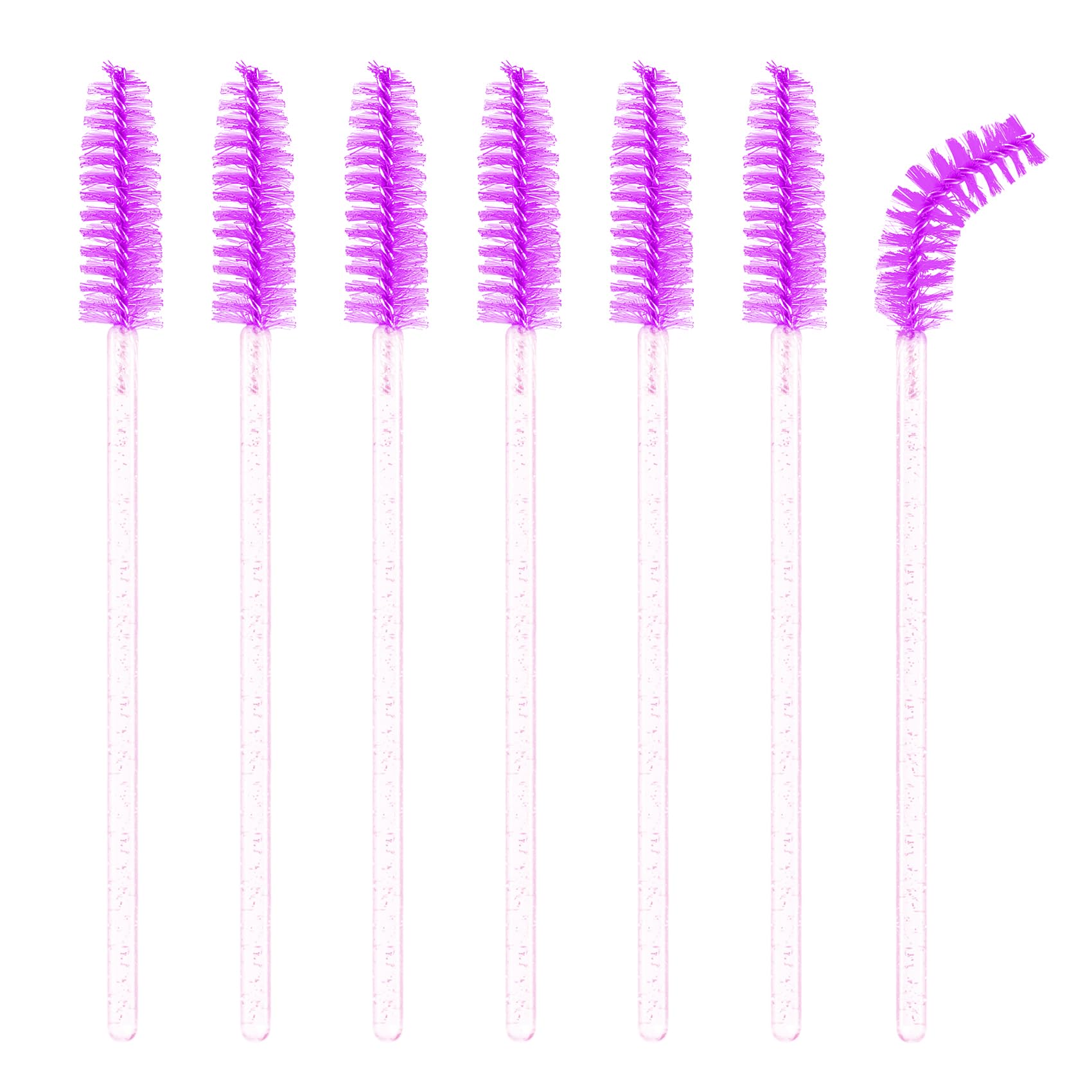 【送料無料】Annhua スクリューブラシ 眉毛 使い捨て 100本 大容量 睫毛エクステ用マスカラブラシ 携帯..