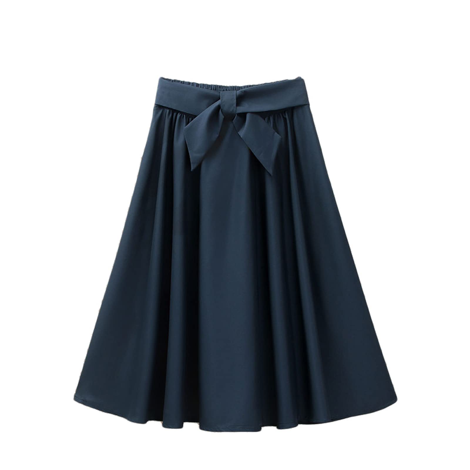 【送料無料】Blostirno ロングスカート レディース マキシ丈 フレア aライン ウエストゴム(JLS0402-H-B..