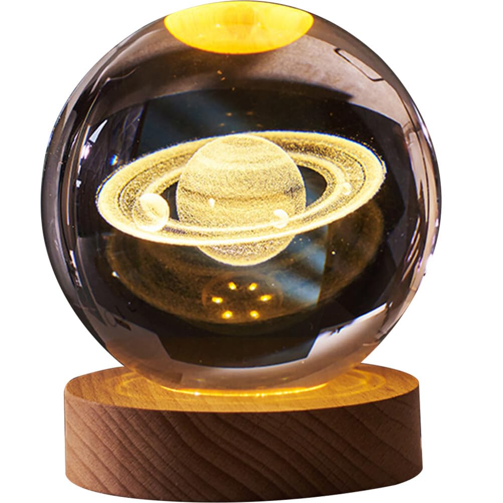 【送料無料】ledmomo ボール 星 宇宙 USB 土星ライトライト 誕生日 プレゼント ナイトライト 置物 可愛..