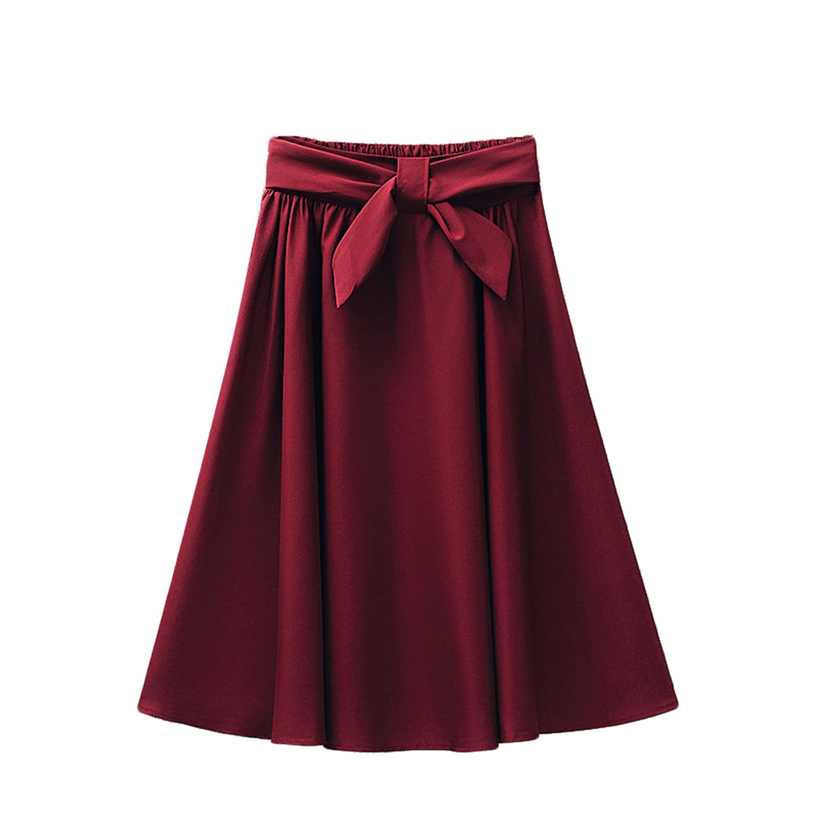 【送料無料】[Blostirno] ロングスカート レディース マキシ丈 フレア aライン ウエストゴム(JLS0402-H-W)