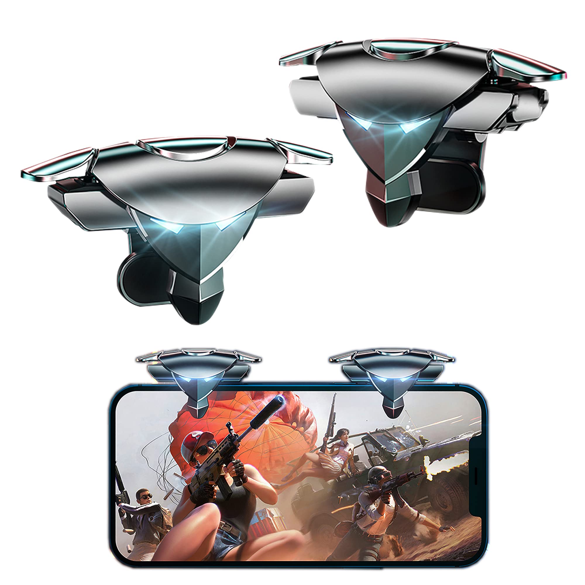 【送料無料】AIYUJIWU スマホ コントローラー 荒野行動 PUBG Mobile codモバイル フォートナイト 金属製 超究極体 最新型 スマホゲーム ...