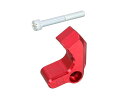 【送料無料】キタコ(KITACO) クラッチケーブルレシーバー (レッド) モンキー125(JB03/JB05) グロム(JC92) アルミ削り出しアルマイト仕上げ 307-1452920