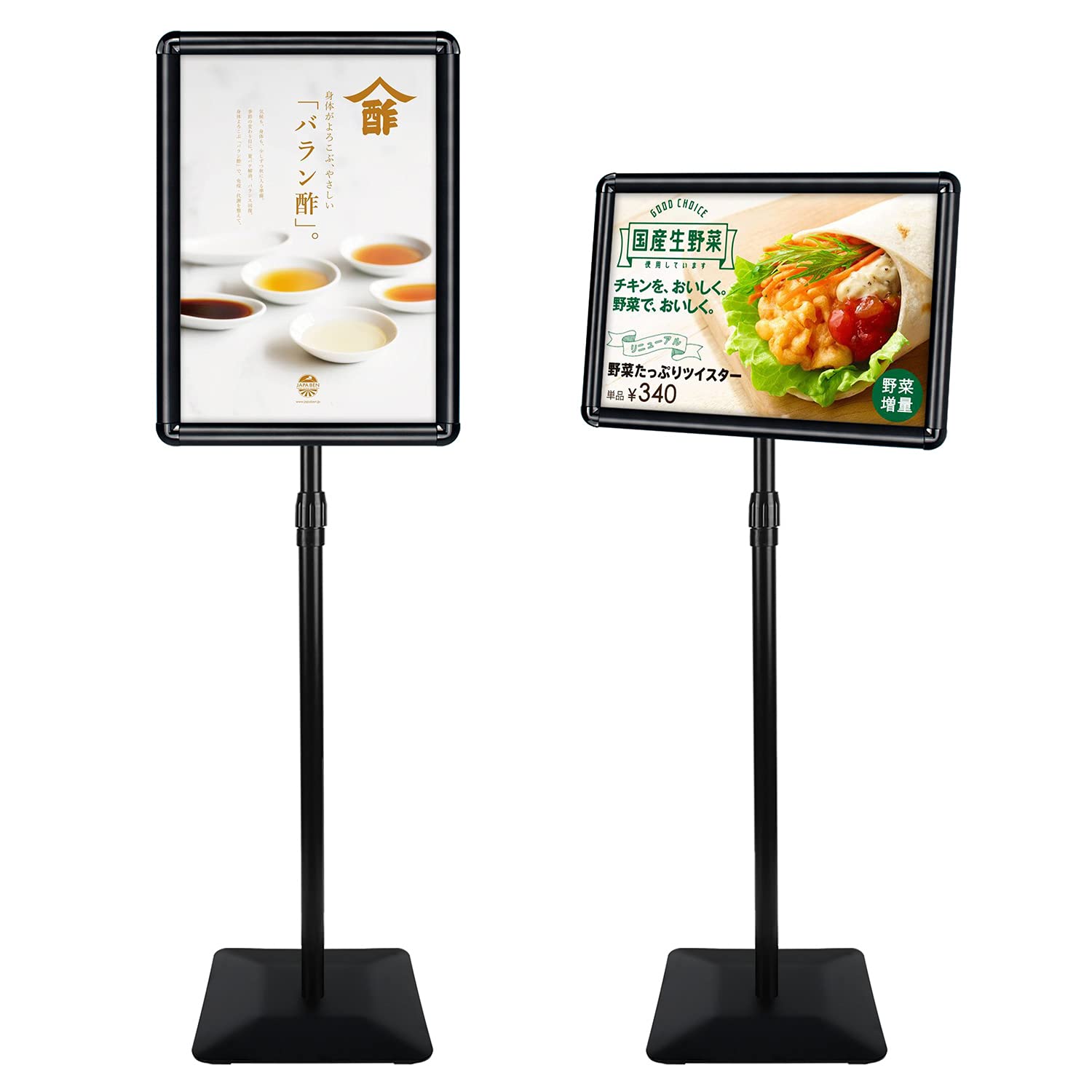 【送料無料】VAIIGO 重い案内板 スタンドボード 高さ調節可能 メニュースタンド 会社案内の情報板 お知..