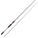 【送料無料】サンライク(SANLIKE)シーバスロッド ベイトロッド バスロッド 超軽量 カーボン製 Oガイド キャスティングロッド 1つ穂先付き EVAグリップ 釣り竿 海水淡水適用 2.1M