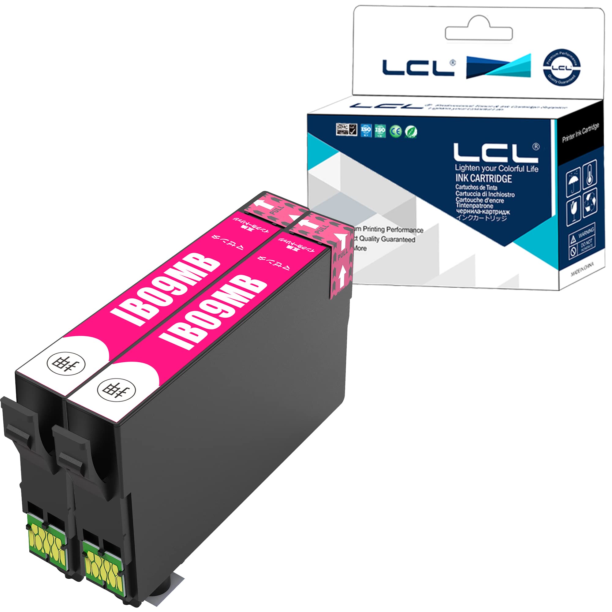 【送料無料】LCL エプソン用 IB09 IB09MA IB09MB 大容量 顔料 (2パック マゼンタ) 互換インクカートリッジ 対応機種：PX-M730F PX-S730