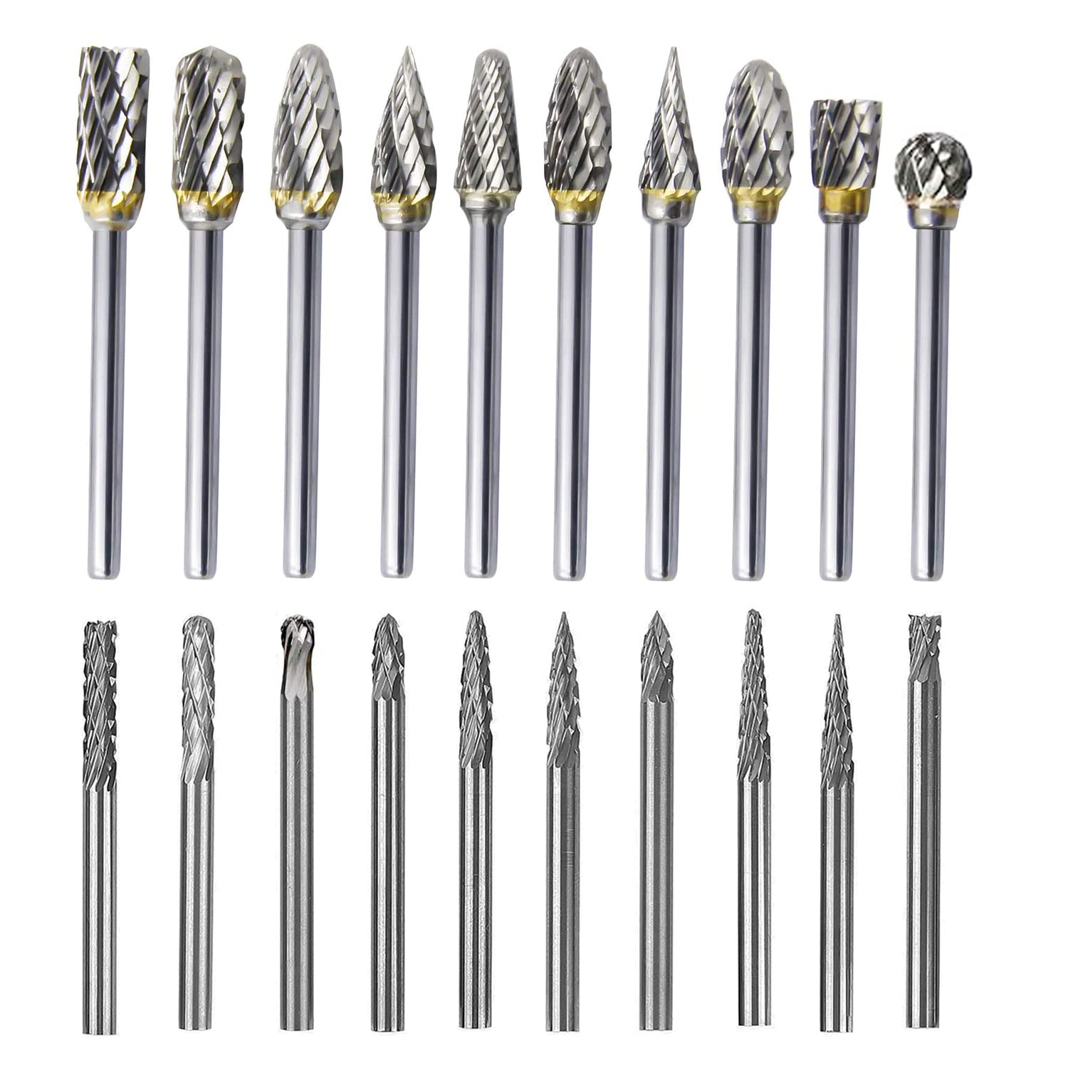 【送料無料】Kimlonton 超硬タングステン鋼バー リューター ビット 超硬ドリルビットタングステンバー ..