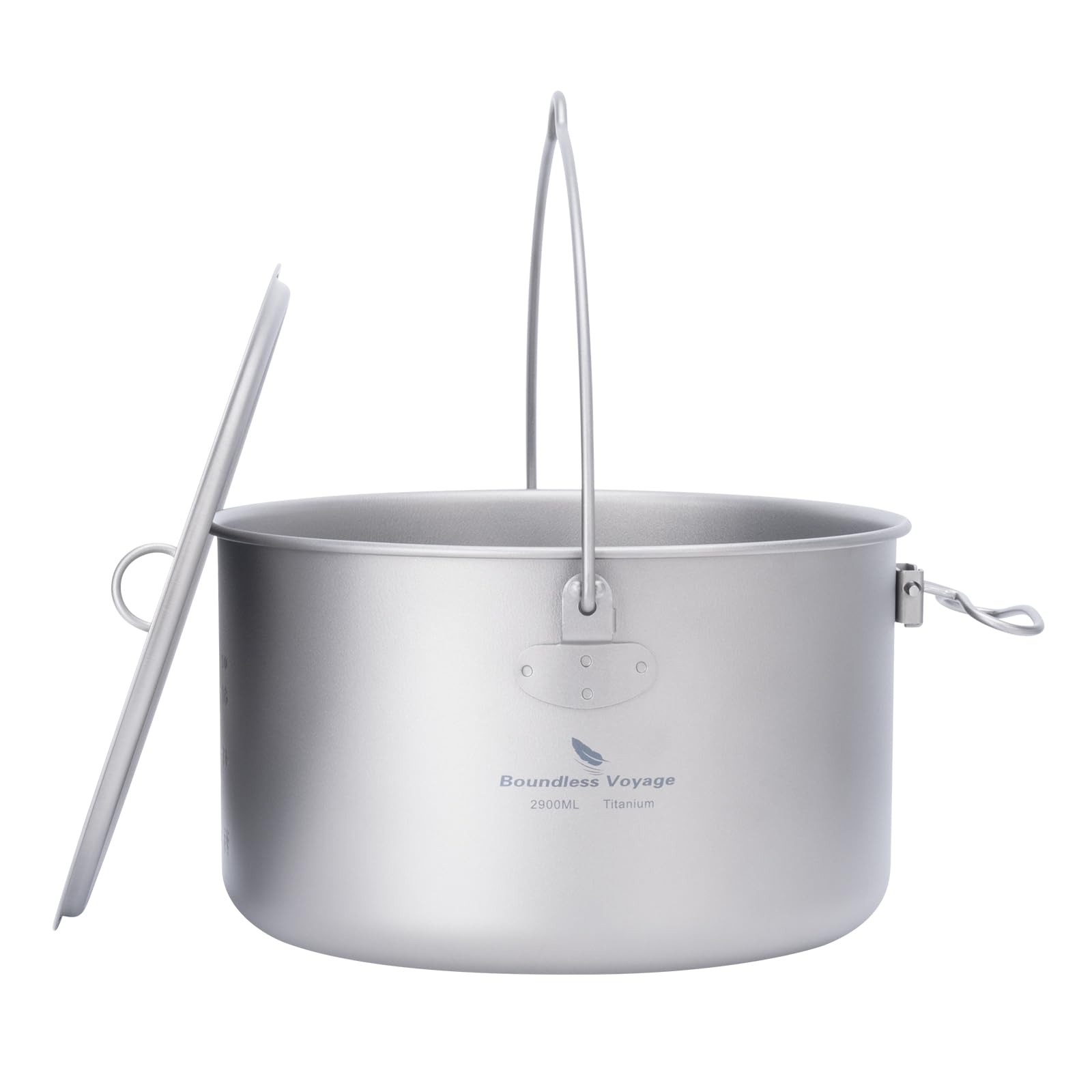 【送料無料】Boundless Voyage チタンクッカー ポット 調理器具 キャンプファイヤー用品 ハンギングポ..