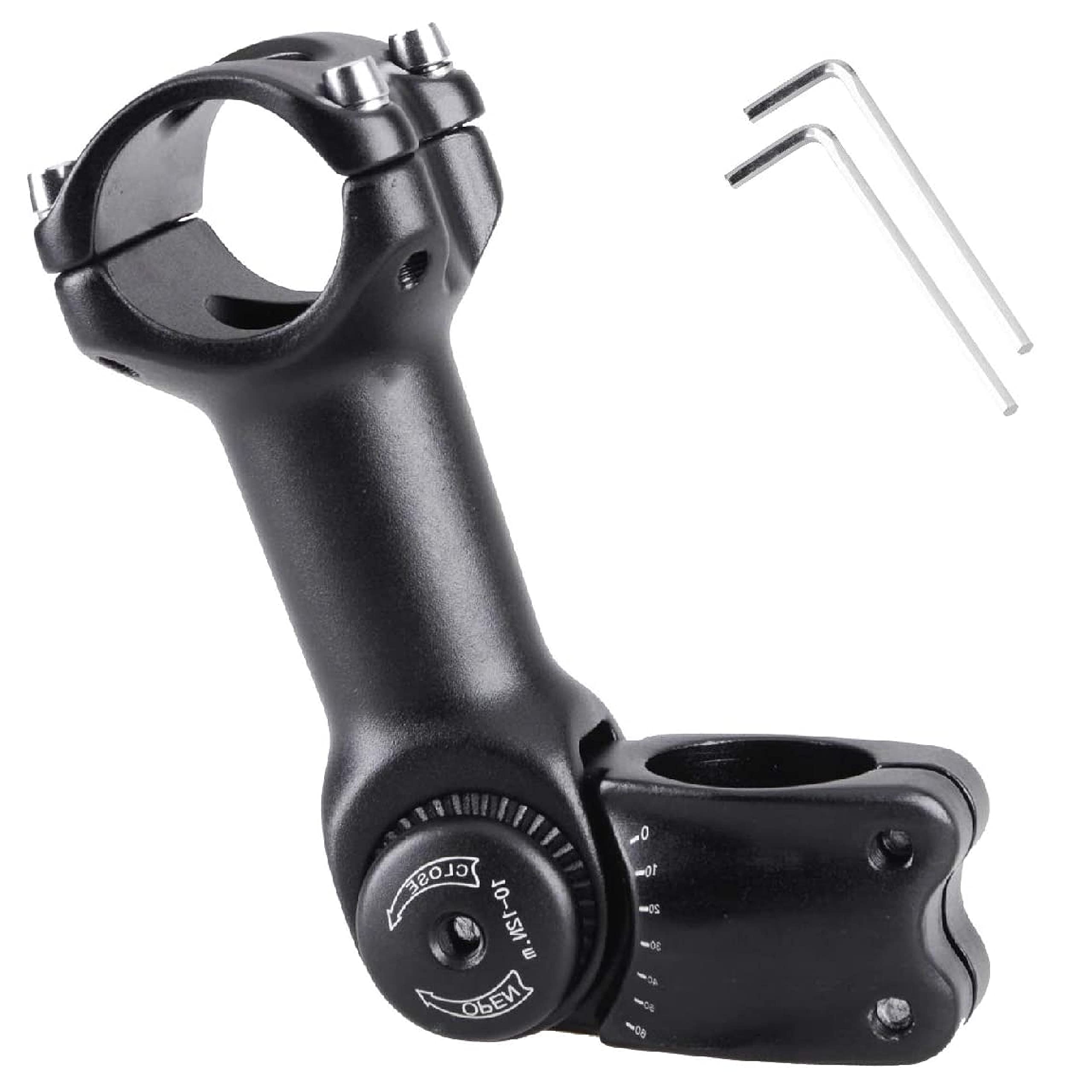 【送料無料】Azarxis 自転車 ステム 25.4mm/31.8mm ±60° クランプ ハンドルステム アルミ6061 90mm/110..