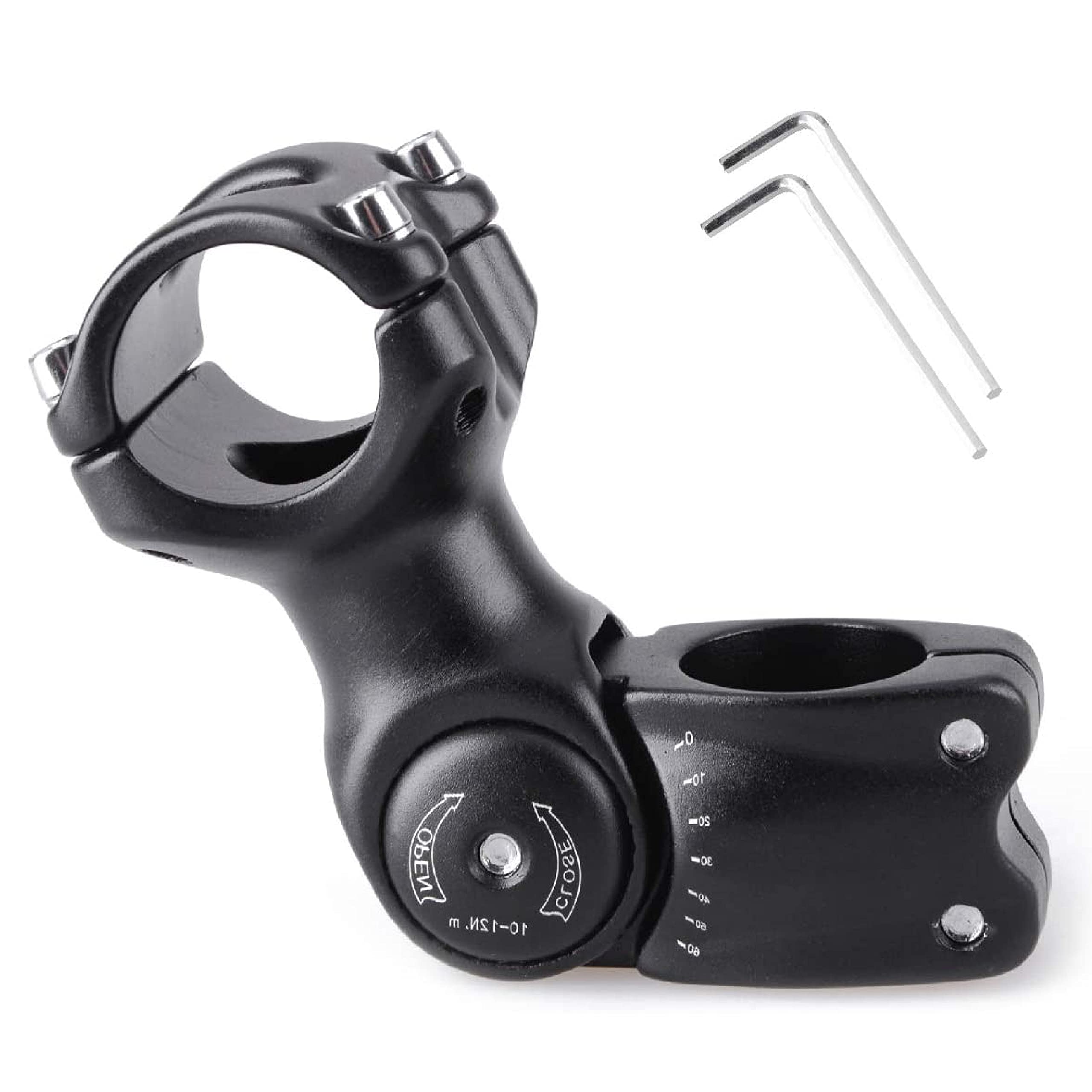 【送料無料】Azarxis 自転車 ステム 25.4mm/31.8mm ±60° クランプ ハンドルステム アルミ6061 90mm/110..