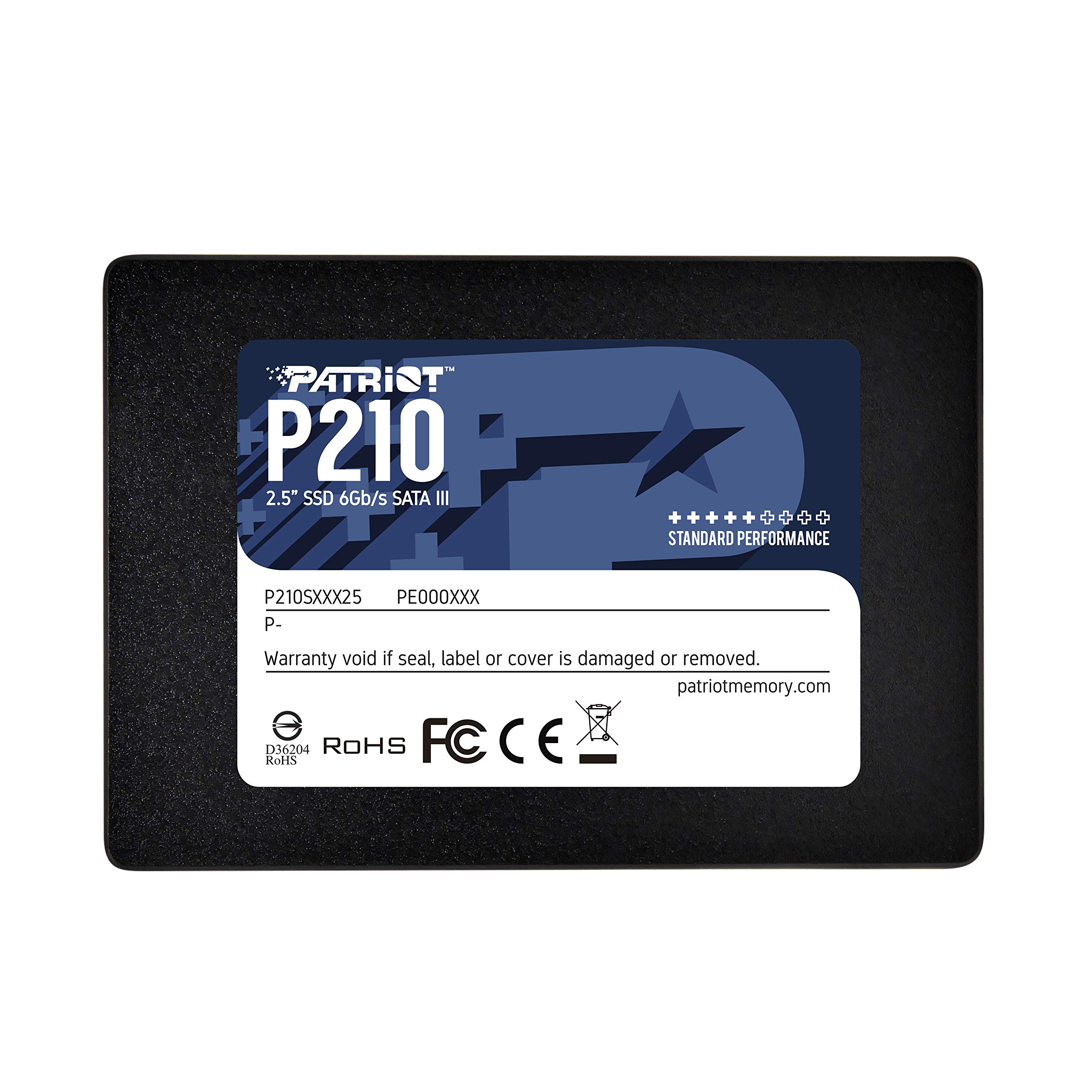 【送料無料】Patriot Memory P210 128GB SATA3 内蔵型SSD 6Gb/s 2.5インチ 7mm P210S128G25