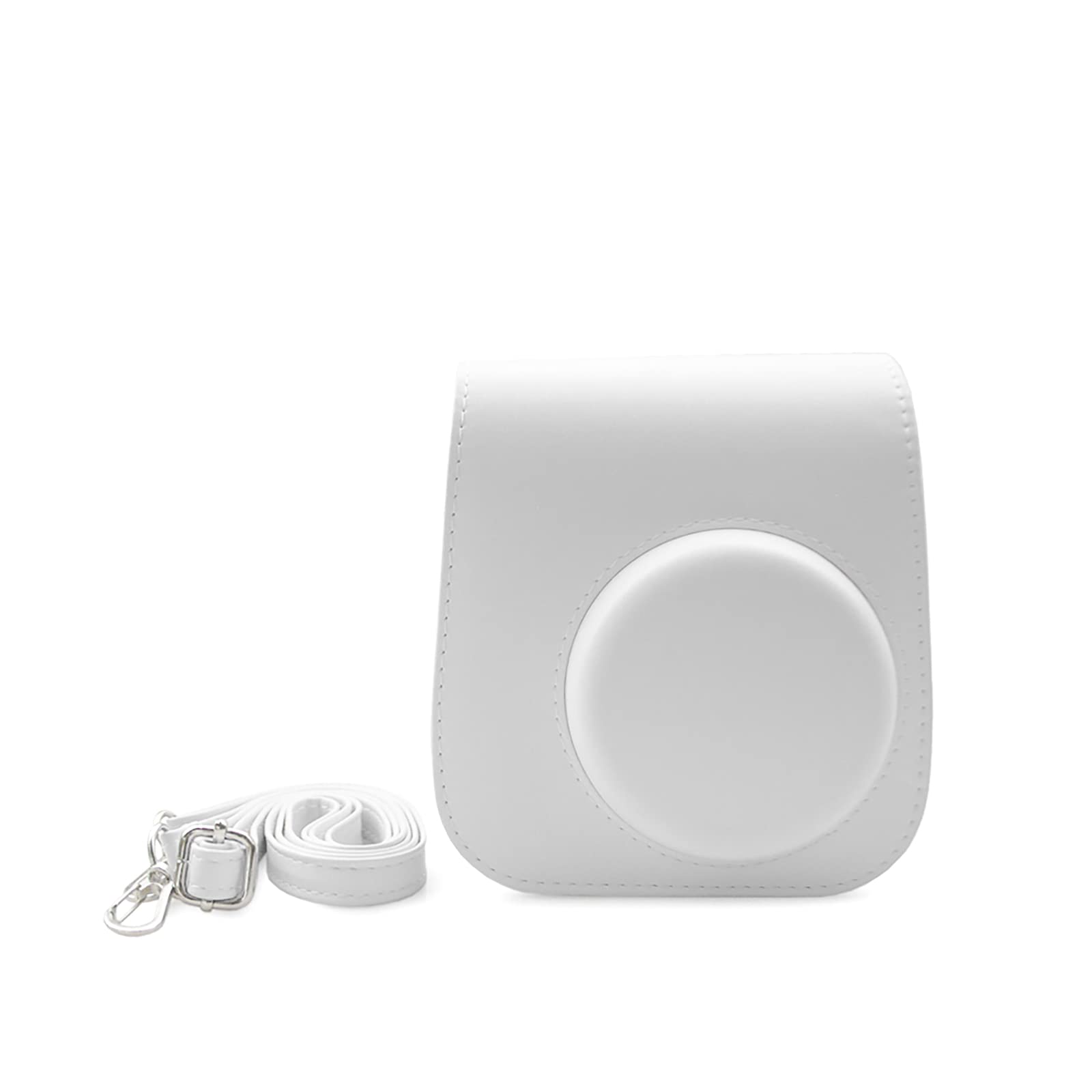 【送料無料】kinokoo ケース, mini11/mini 8/mini8+/mini9ケース mini11/mini 9/mini8/mini8+カメラケース 保護ケース ショルダーストラップ付き（ホワイト）