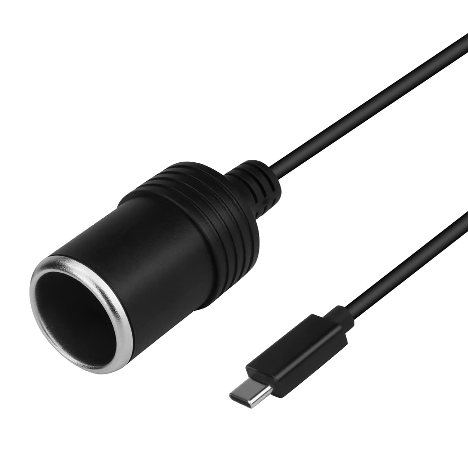 【送料無料】Sisyphy AC/DC 変換ケーブル 15V 3A 45W Type Cポート PD対応 シガーソケット 交換用 車載..