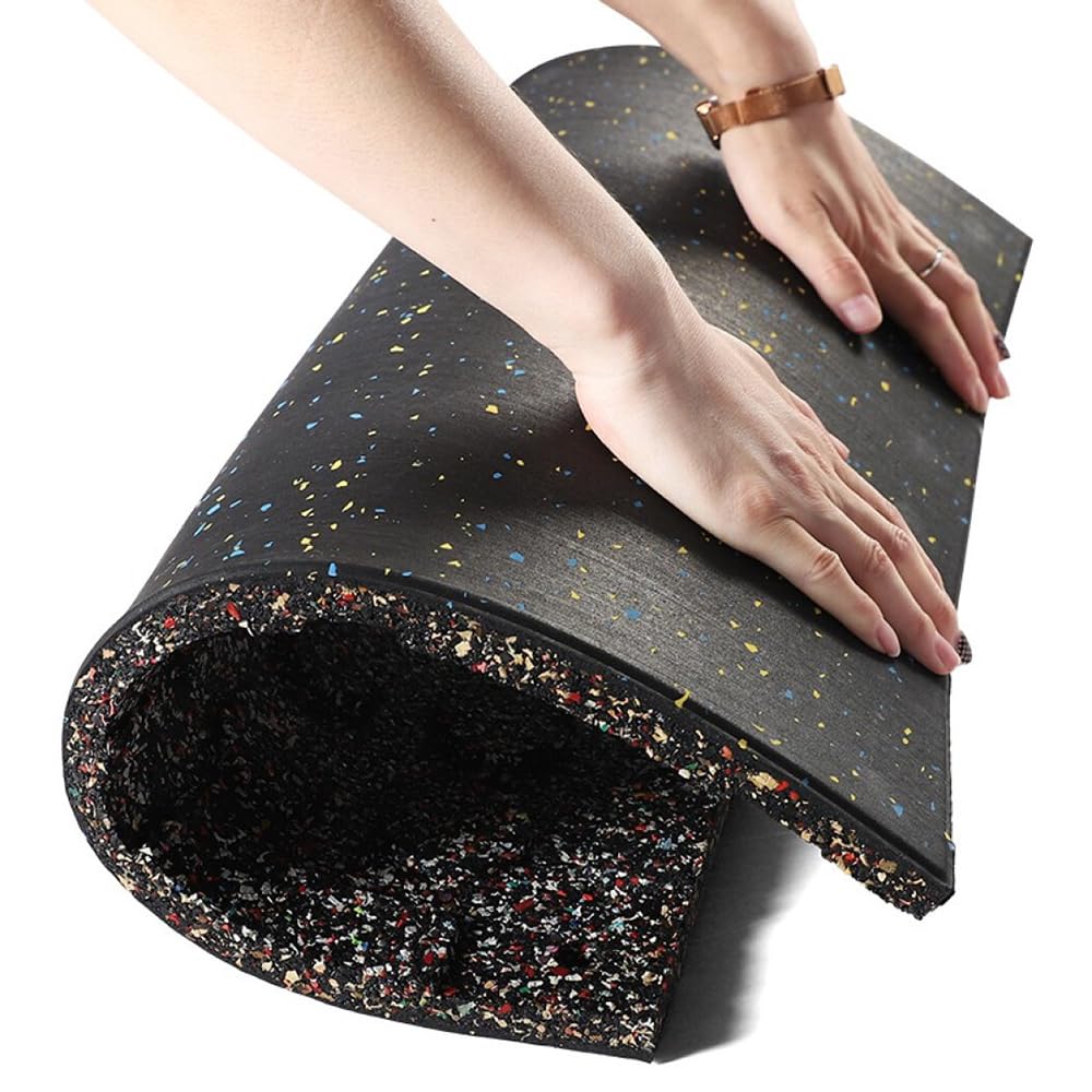 【送料無料】uyoyous ゴムマット 50cm×50cm×25mm 4枚セット 極厚 トレーニング ジョイントマット ラバ..