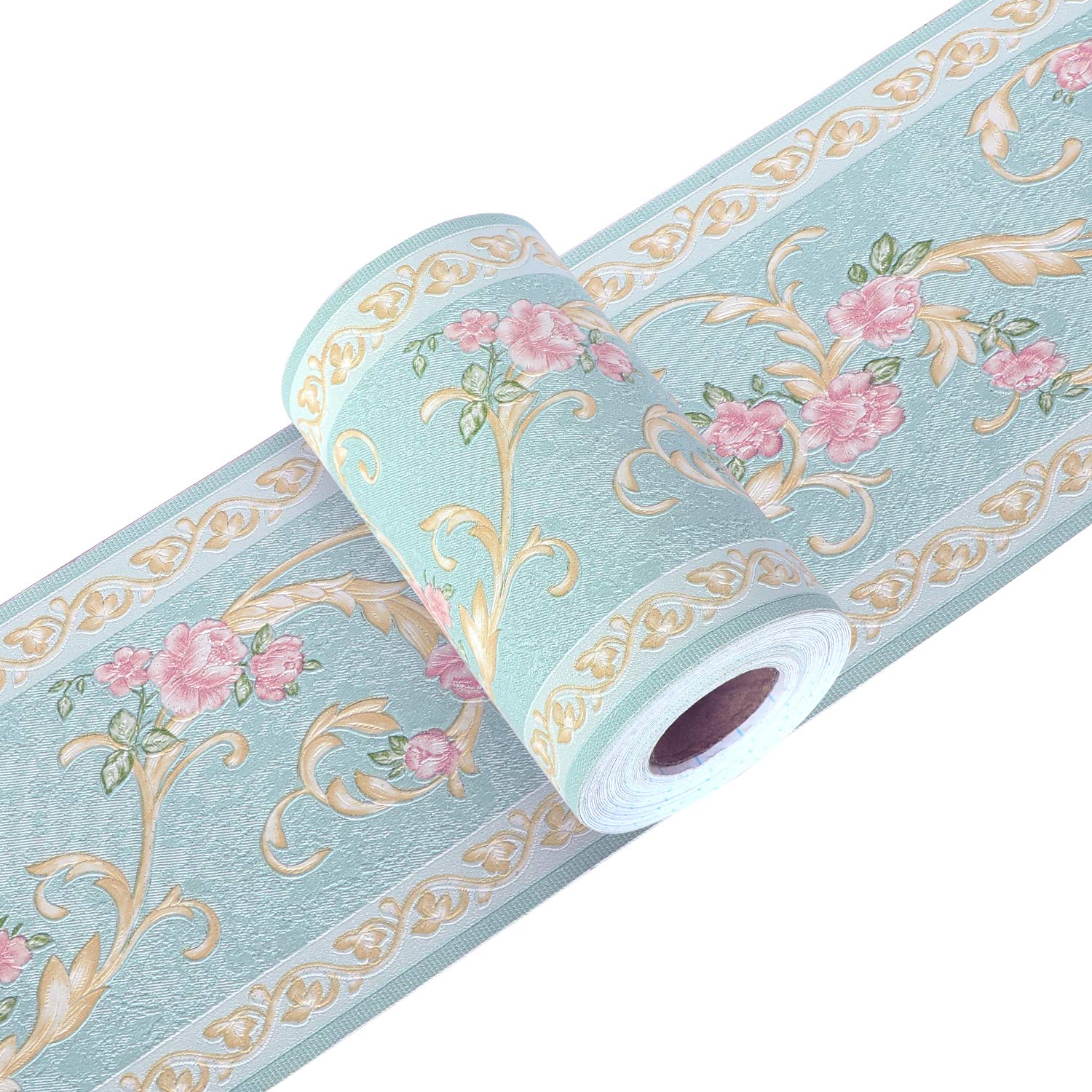 【送料無料】Yoillione トリムボーダー マスキングテープ 壁紙シール インテリアシール ピンク はがせ..