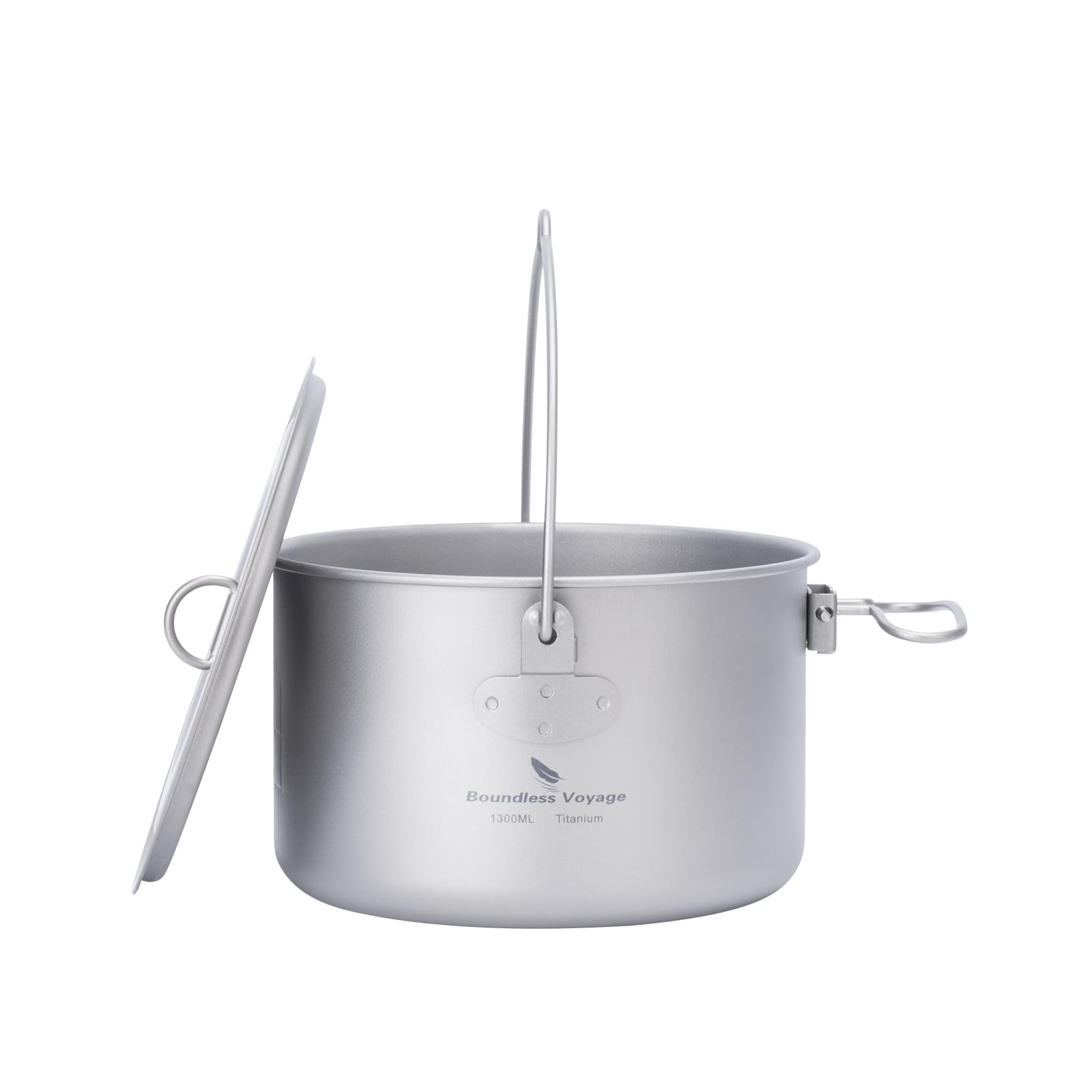 【送料無料】Boundless Voyage チタンクッカー ポット 調理器具 キャンプファイヤー用品 ハンギングポ..