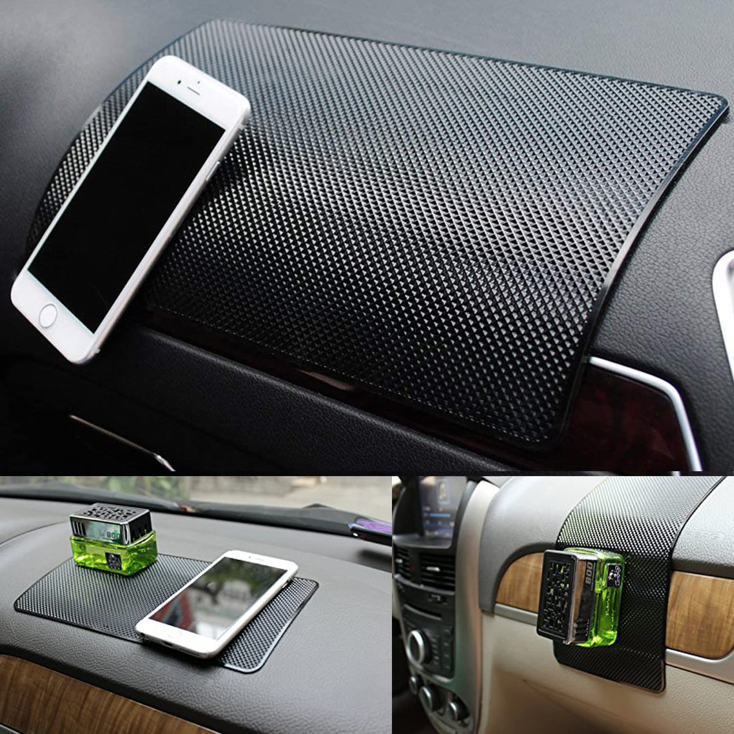 【送料無料】QBeau 【強化版】車 すべり止めシート 滑り止めパッド 滑り止めマット ダッシュボード 滑り止め ノンスリップマット 超強力粘着【2枚組】