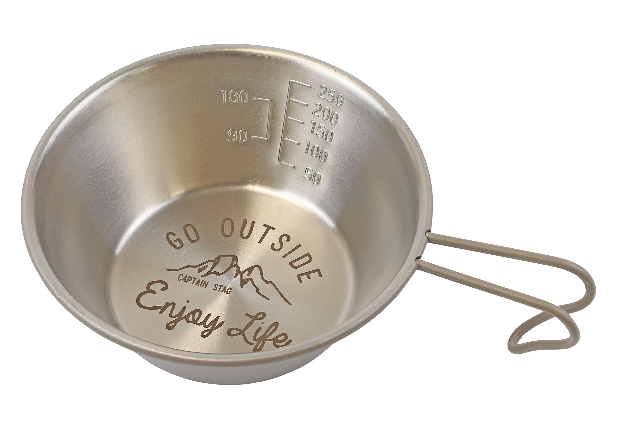 【送料無料】キャプテンスタッグ(CAPTAIN STAG) シェラカップ 計量カップ カラーシェラカップ 320ml ス..