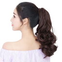 【送料無料】YJINCO ポニーテール エクステ ウィッグ カール ロング 巻き髪 ポイントウィッグ つけ毛 ヘアークリップ エクステンション 耐熱 180度 YJWM013-bbrn